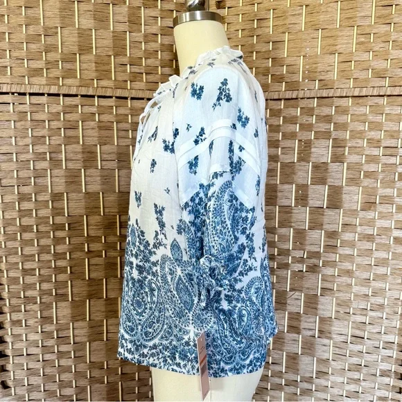 NWT Nanette Lepore floral print summer top S - Picture 7 of 12